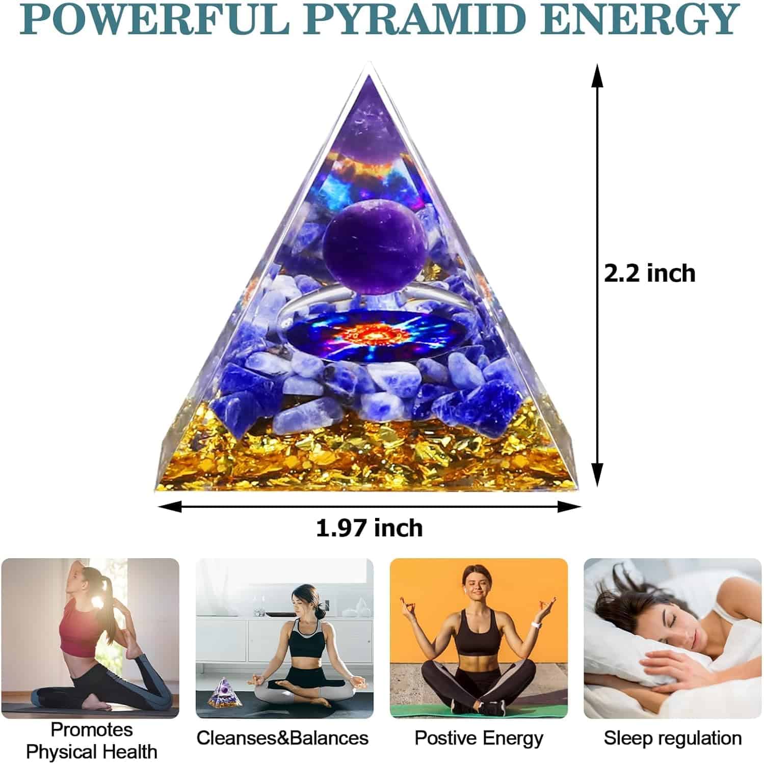 Healing Crystal Set 26 Pcs for Meditation, Reiki, and Chakra Balancing with Wooden Box - Image 3